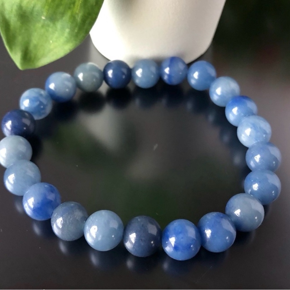 Blue Beaded Bracelet BLUE ADVENTURINE